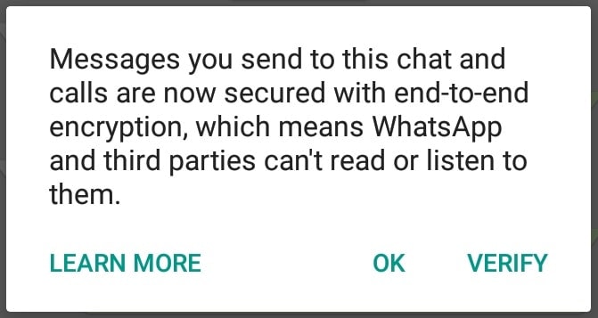 WhatsApp end-to-end encryption 2