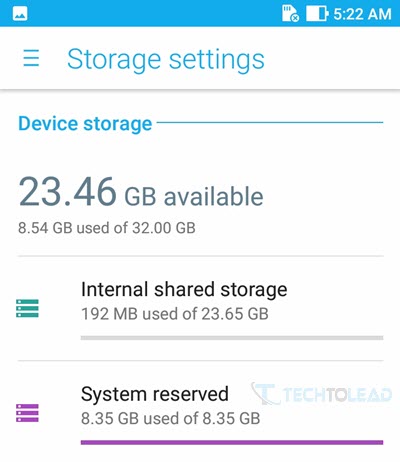 Asus Zenfone 3S Max Storage